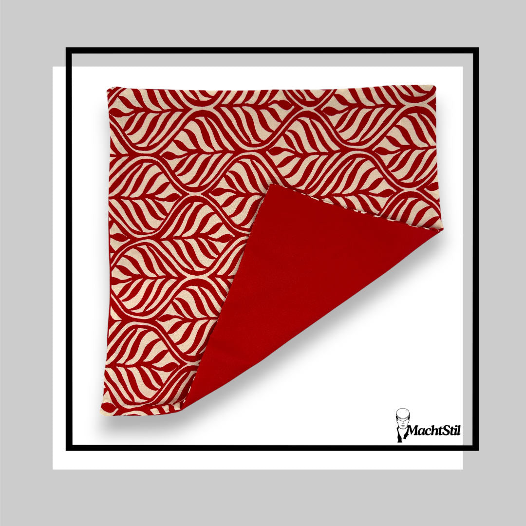 Einstecktuch "Feuerblatt"