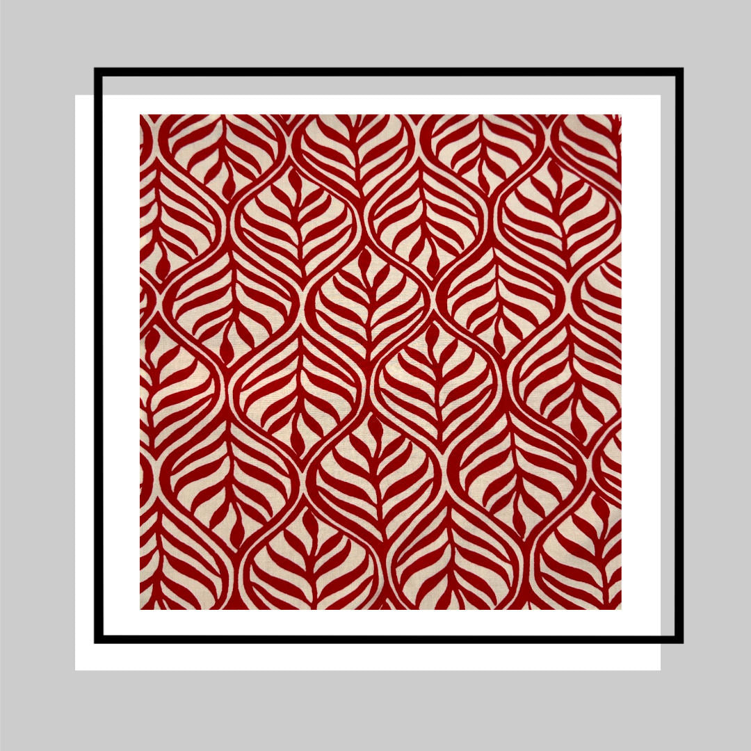 Einstecktuch "Feuerblatt"