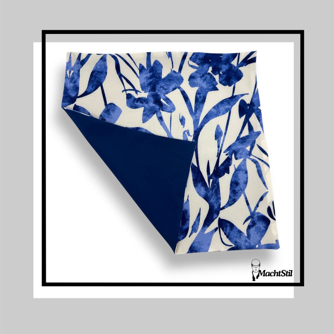 Einstecktuch "Ozeanblau"