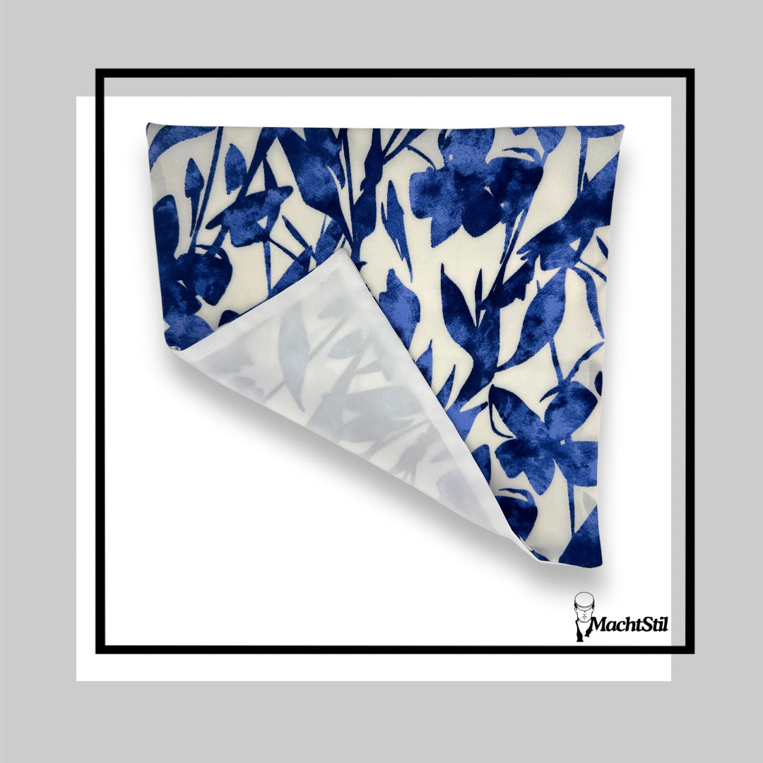 Einstecktuch "Ozeanblau"