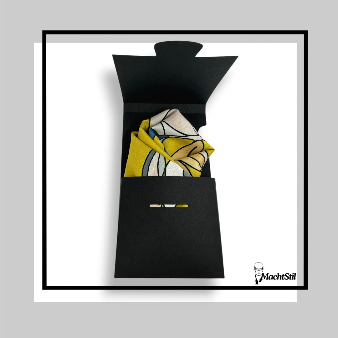 Einstecktuch "Goldlaub"